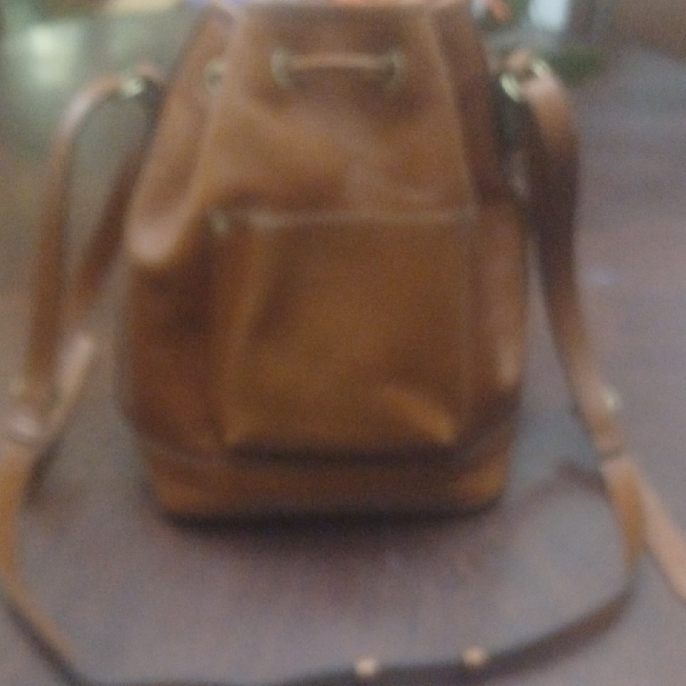 Patricia Nash Tan Woven Leather Backpack - Picture 3 of 9